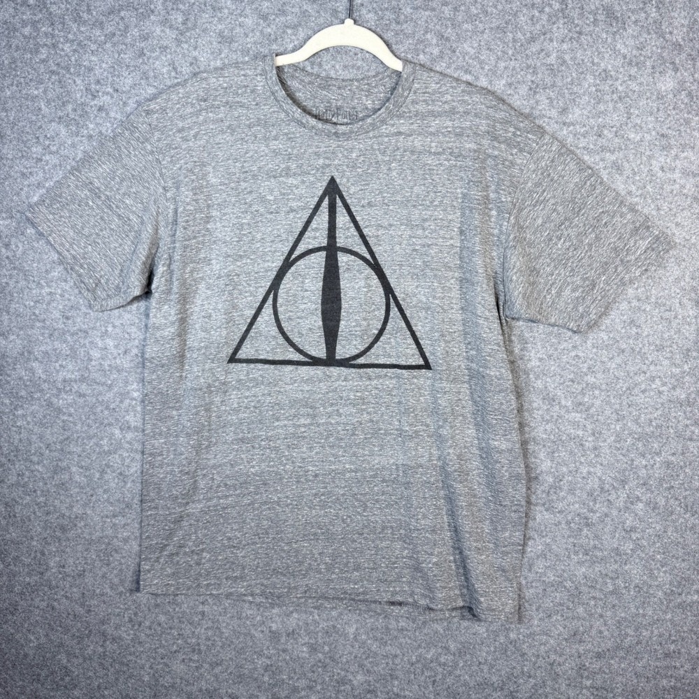 Harry‎ Potter Deathly Hallows Graphic T-Shirt Men's XL Spell Wizard Film